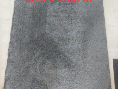Alfombra antracita 1,25 x 1,70 m