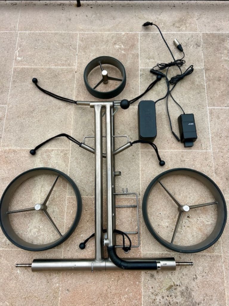 TiCad Liberty Titan Elektrotrolley – klappbar, Akku & Transporttaschen