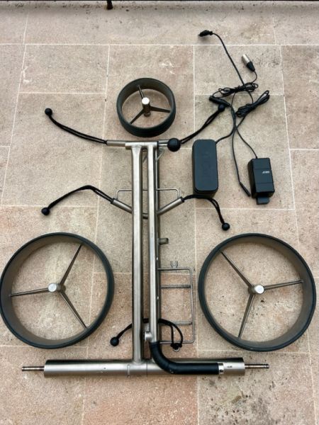 TiCad Liberty Titan Elektrotrolley – klappbar, Akku & Transporttaschen