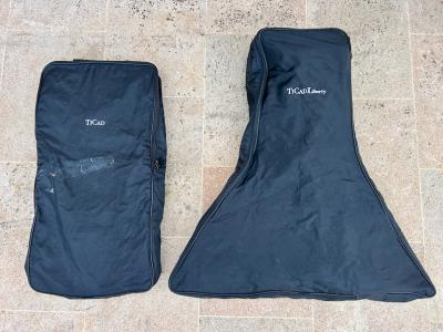 TiCad Liberty Titan Elektrotrolley – klappbar, Akku & Transporttaschen