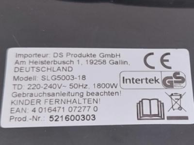 Parrilla de mesa con placas cerámicas Gourmetmaxx