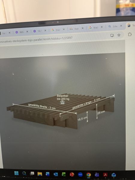 Tojo Innovations - Bettgestell massiv Buche.