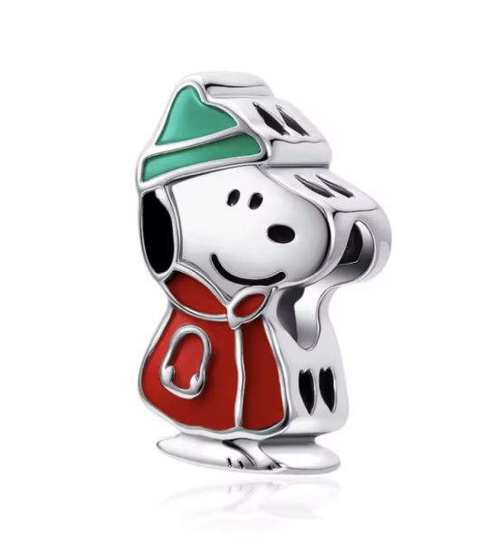 Tolle Peanuts Charms / Beads aus 925 Silber für eine Kette oder Pandoraarmband / Snoopy / Woodstock