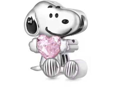 Tolle Peanuts Charms / Beads aus 925 Silber für eine Kette oder Pandoraarmband / Snoopy / Woodstock