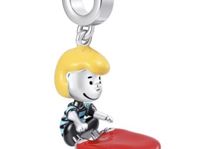 Tolle Peanuts Charms / Beads aus 925 Silber für eine Kette oder Pandoraarmband / Snoopy / Woodstock