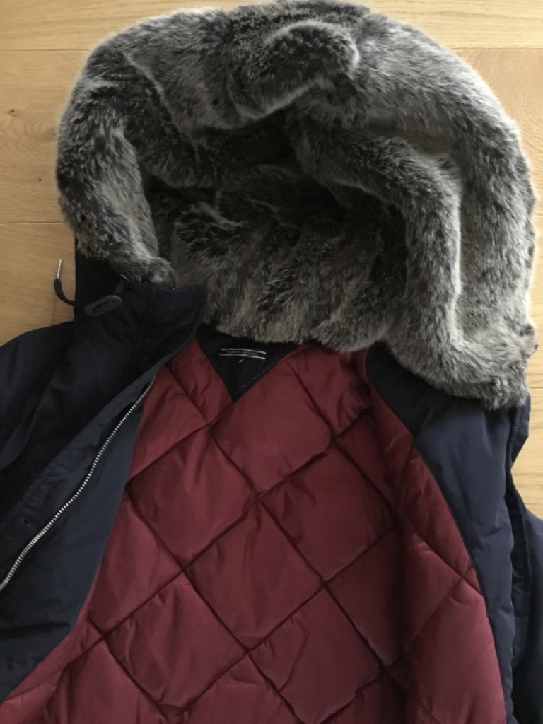 TOMMY HILFIGER chaqueta de invierno, talla S/M, azul oscuro NUEVA!