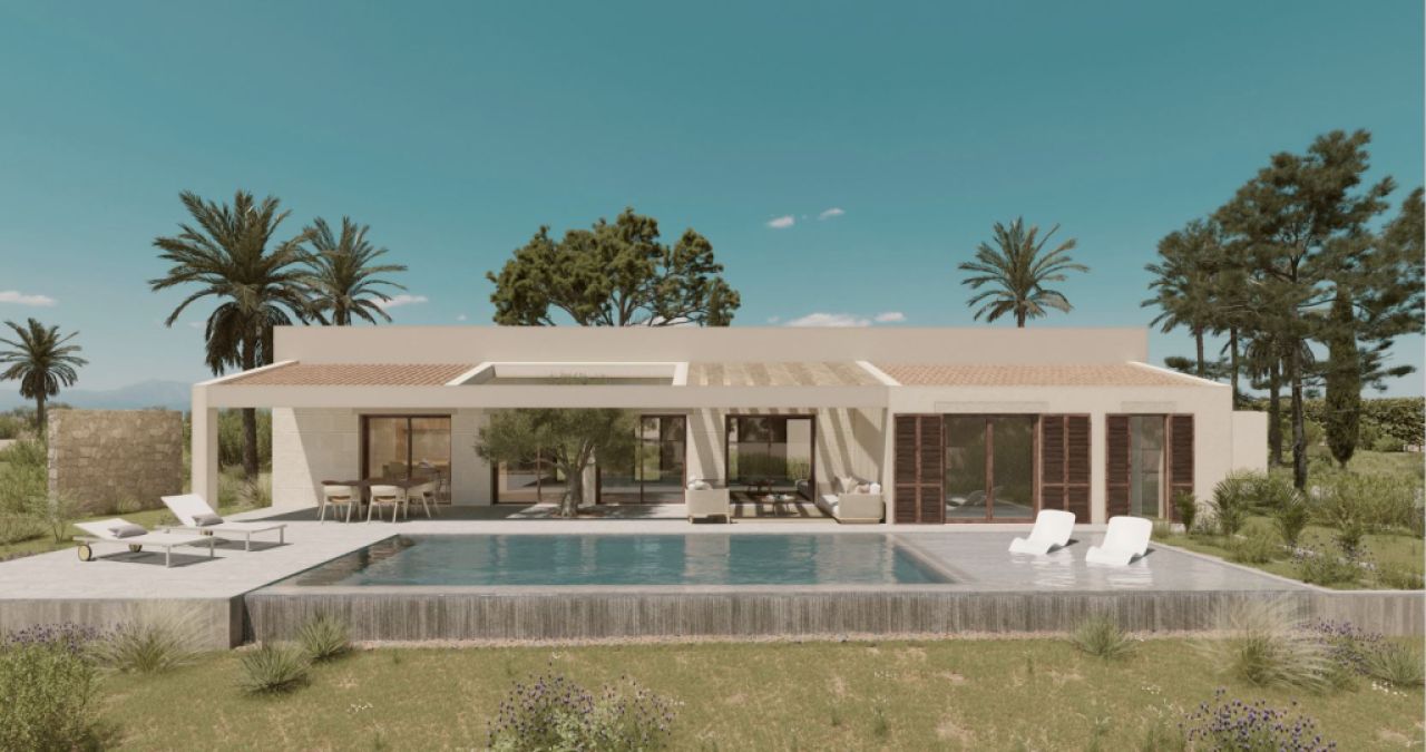 Traumhaftes Rustico Grundstück in Cas Concos mit Baugenehmigung