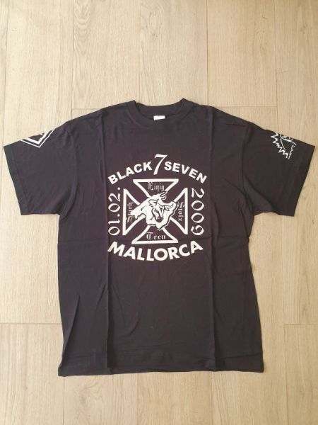 Tshirt BLACK 7 seven Mallorca / Talla L !!! NUEVO  !!!