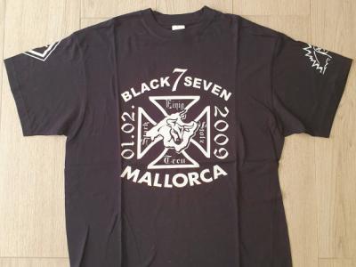 Tshirt BLACK 7 seven Mallorca / Talla L !!! NUEVO  !!!