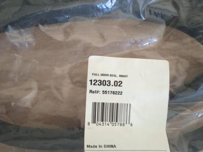 Juego de juntas de goma para puerta Jeep CJ7