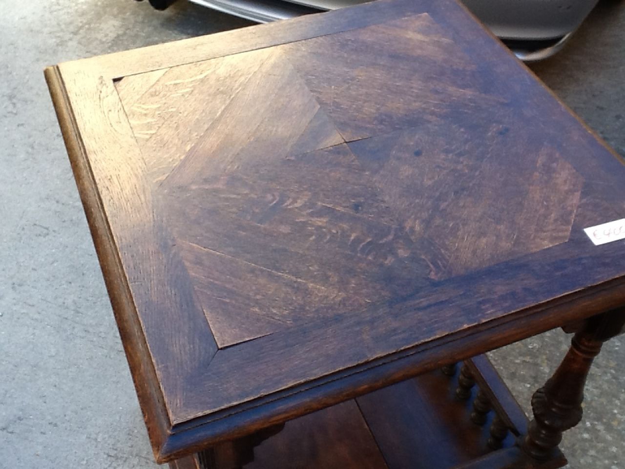 Over 100-year-old tables