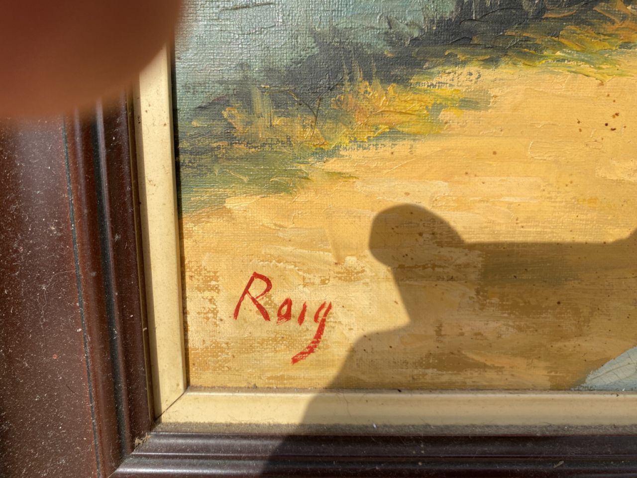 Verkauf eines Ölgemälde