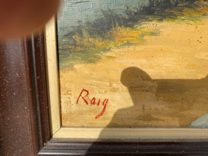 Verkauf eines Ölgemälde