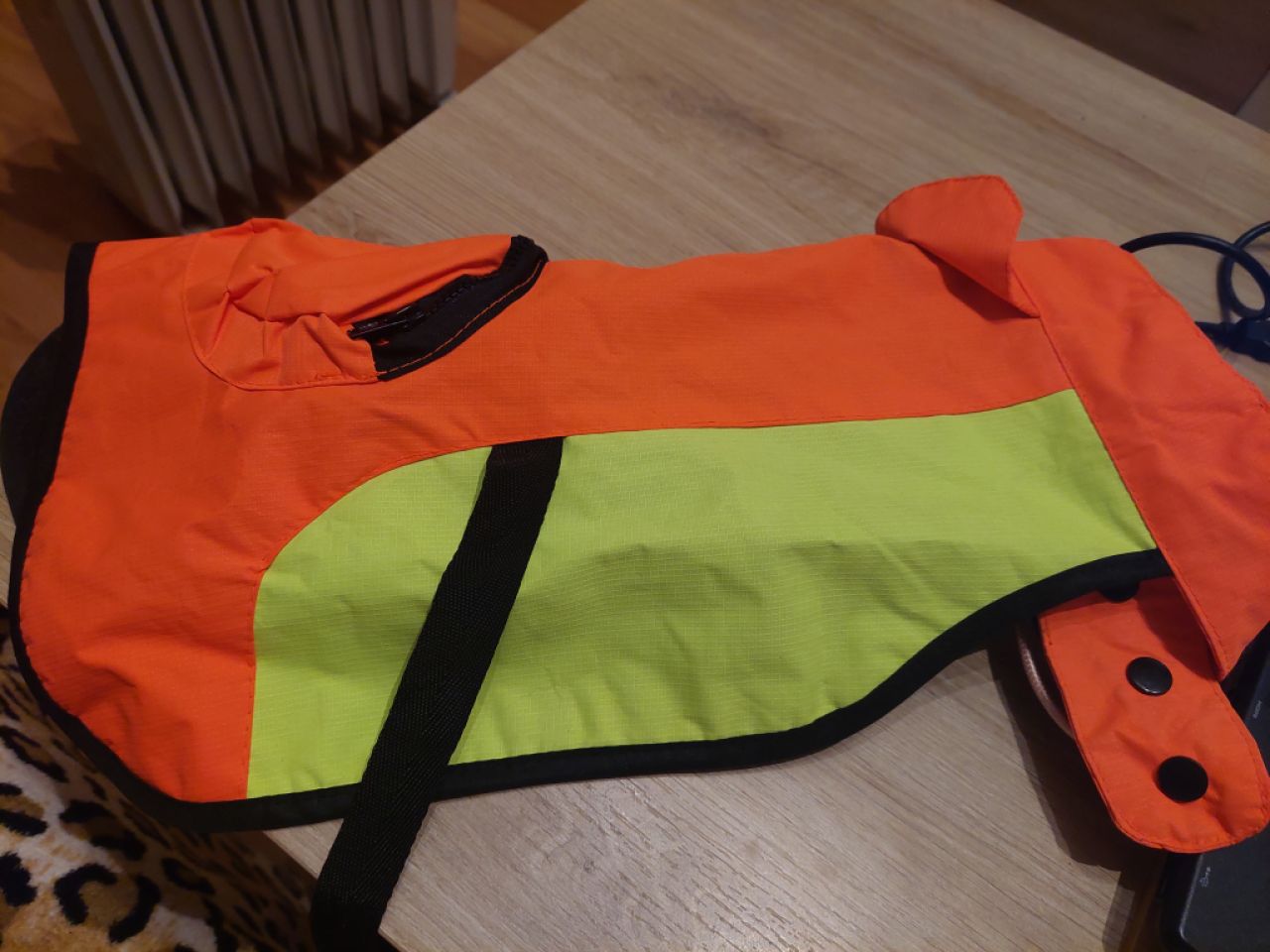 Verschiedene Hundekleidung und Accessoires