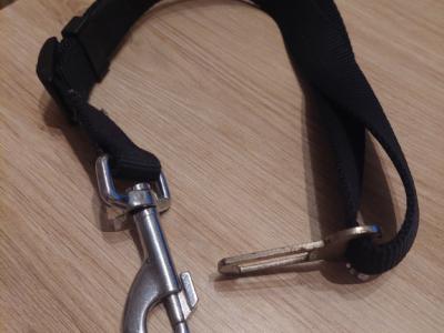 Verschiedene Hundekleidung und Accessoires