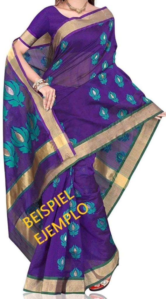 Verschiedene Saris aus asiatischen Ländern