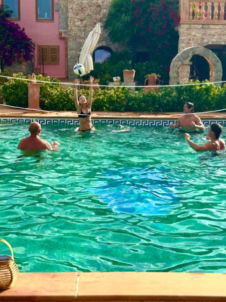 Villa con apartamento vacacional y estudio en alquiler en Porto Cristo