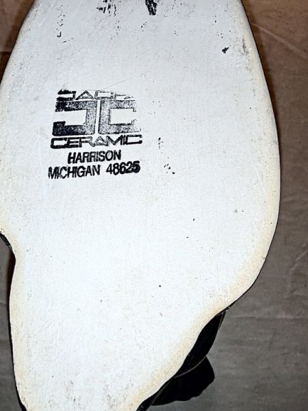 Vintage Bong Wasserpfeife als Pegasus Figur, Keramik aus den USA