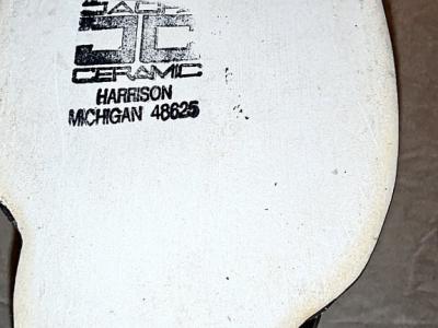 Vintage Bong Wasserpfeife als Pegasus Figur, Keramik aus den USA