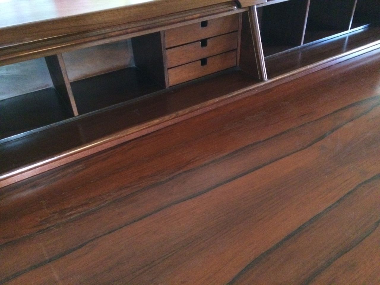 Escritorio vintage de diseño, años 50 / 60