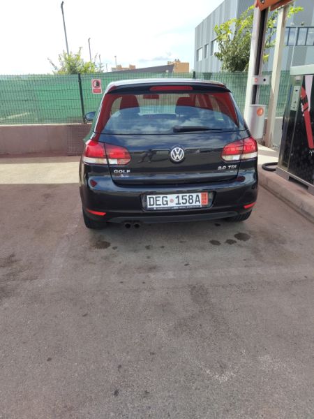 Volkswagen Golf VI 2.0 TDI 2012 – Negro, Asientos Alcántara