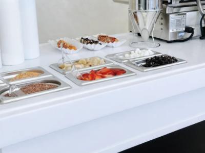 Waffelstation mit Toppings für Veranstaltungen
