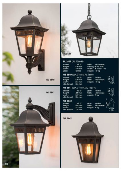 Lámparas de pared y colgantes de acero forjado