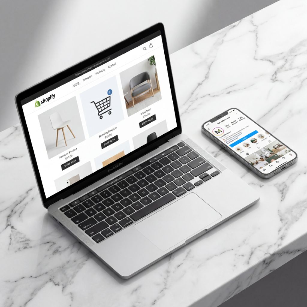 Webseiten, Shopify & Social Media – schnell, professionell & projektbasiert