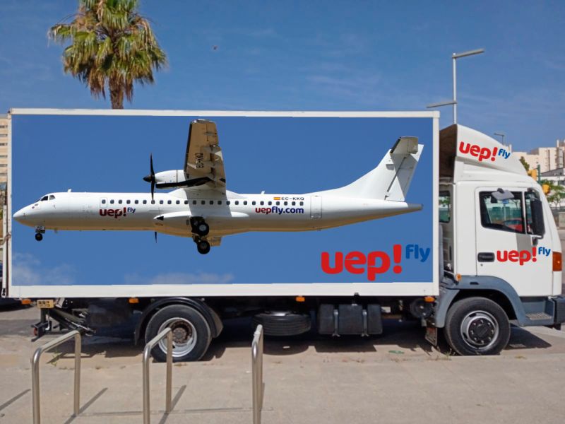 Publicidad en Ma 5013 cerca Aeropuerto