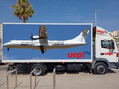 Publicidad en Ma 5013 cerca Aeropuerto