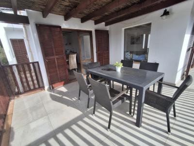 Winter: 2-level chalet with oil central heating, garden and pool in Cala Dor - near the harbor -- CH 23 WT