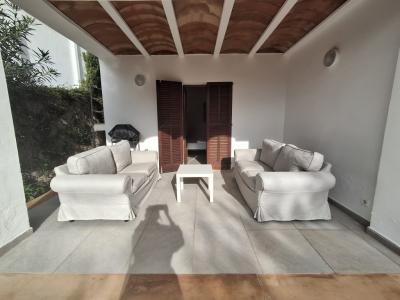 Winter: 2-level chalet with oil central heating, garden and pool in Cala Dor - near the harbor -- CH 23 WT
