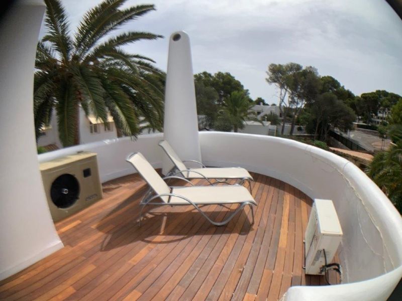 Winter: 2 Etagenchalet mit Olzentralheizung und Pool in Cala Dor -- CH 12 WT