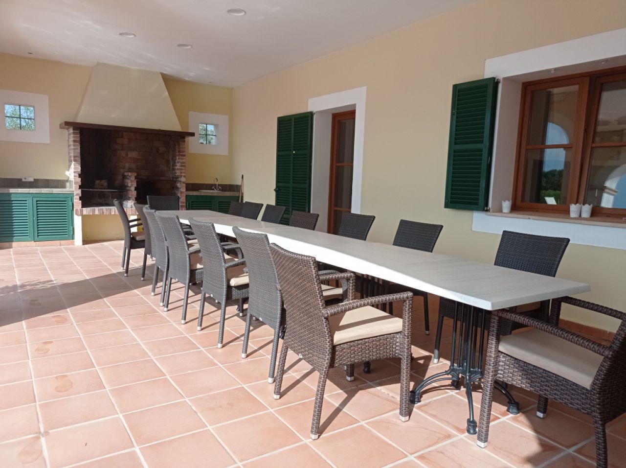 Winter: Grosse Finca mit Heizung, Pool bei S Horta - Mallorca -- F 181 WT