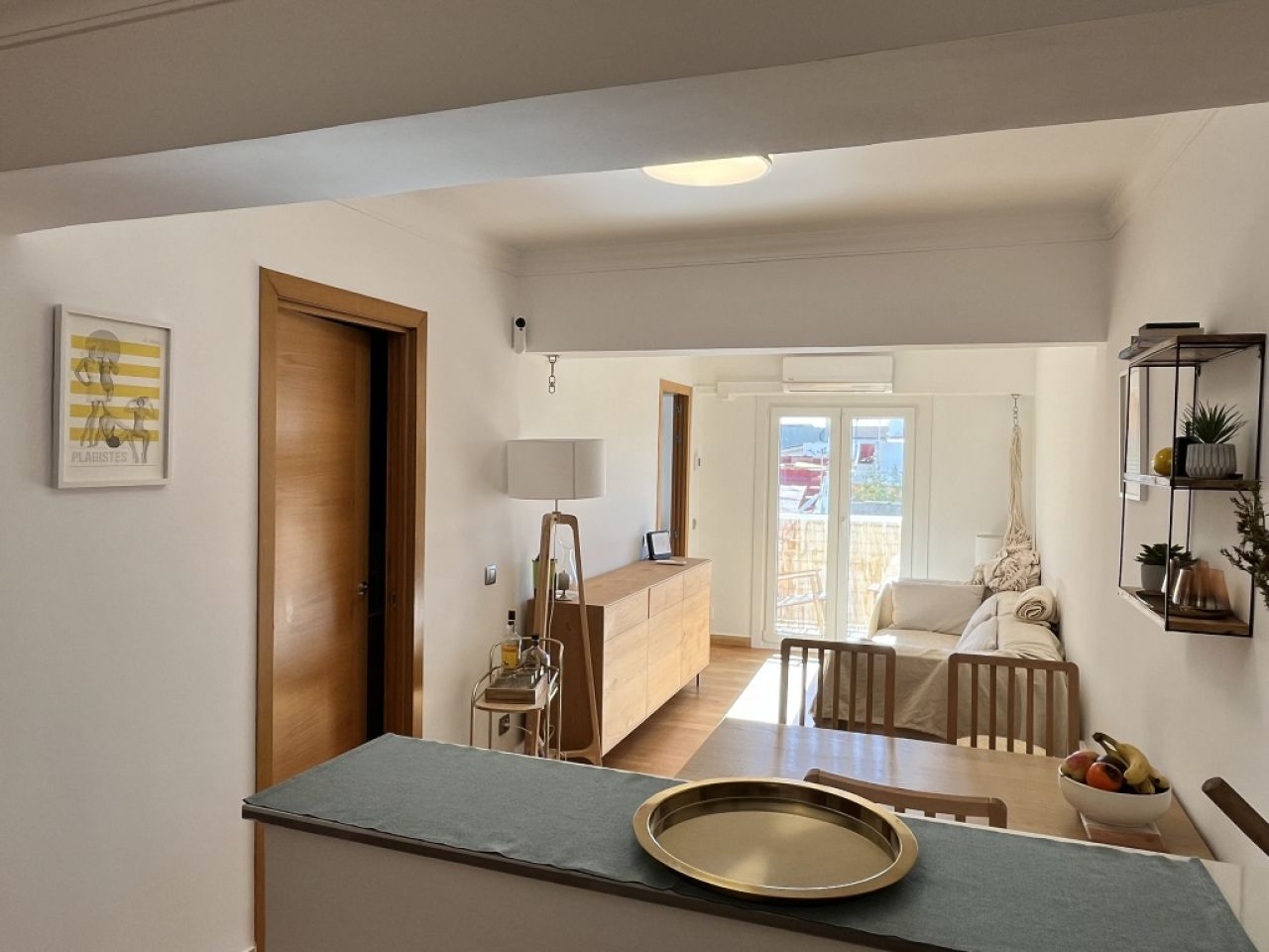 Invierno: Cómodo apartamento con vista parcial al mar en 2.ª línea de la costa de Portixol-- AP 33 WT