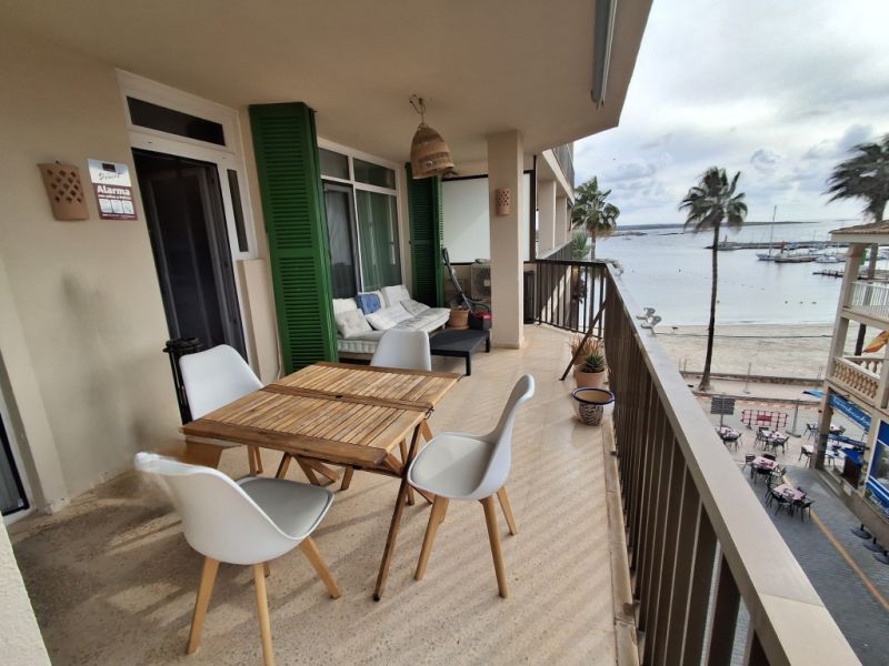 Winter: Modern apartment on 3rd floor with partial harbour and sea view in Colonia St. Jordi -- AP 08 WT