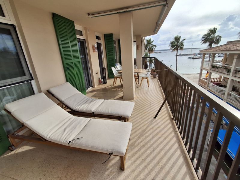 Winter: Modern apartment on 3rd floor with partial harbour and sea view in Colonia St. Jordi -- AP 08 WT