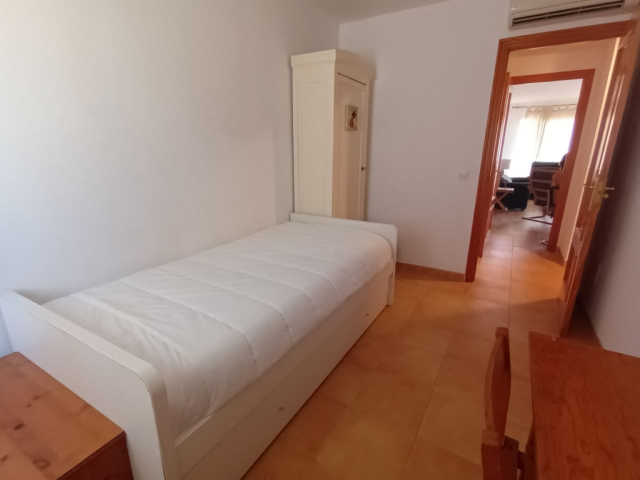 Winter: Nettes Apartment mit AC, Kamin und Terrassen in Hafennähe von Colonia St Jordi -- AP 107 WT