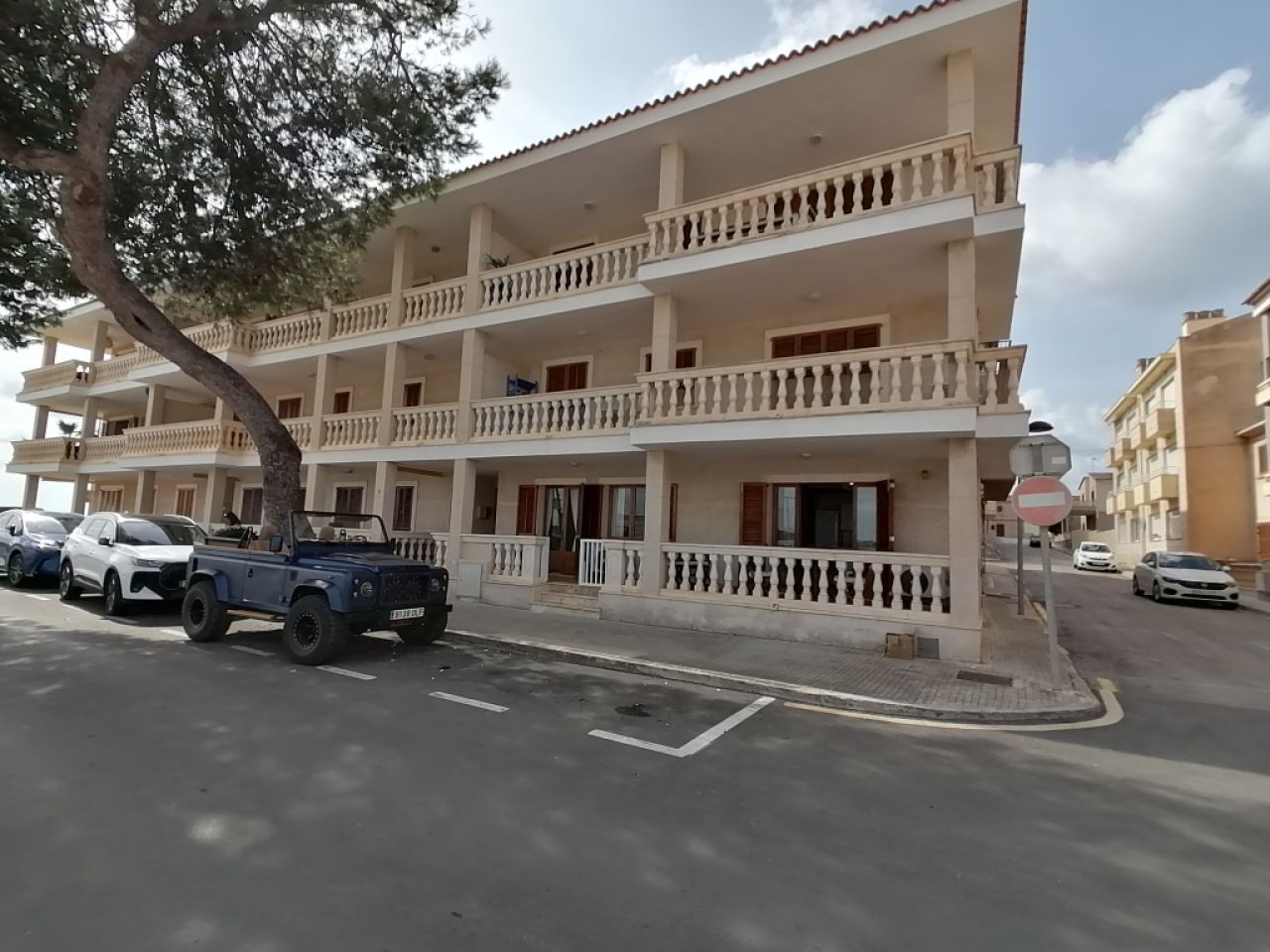 Winter: Parterreapartment in 1. Linie des Hafens von Colonia St JOrdi-- AP 25 WT