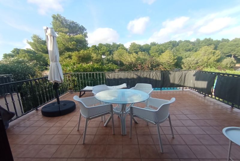 WINTER: Reihenhaus mit Gemeinschaftspool, Pellet und AC in Cala Mandia -- CH 26 WT