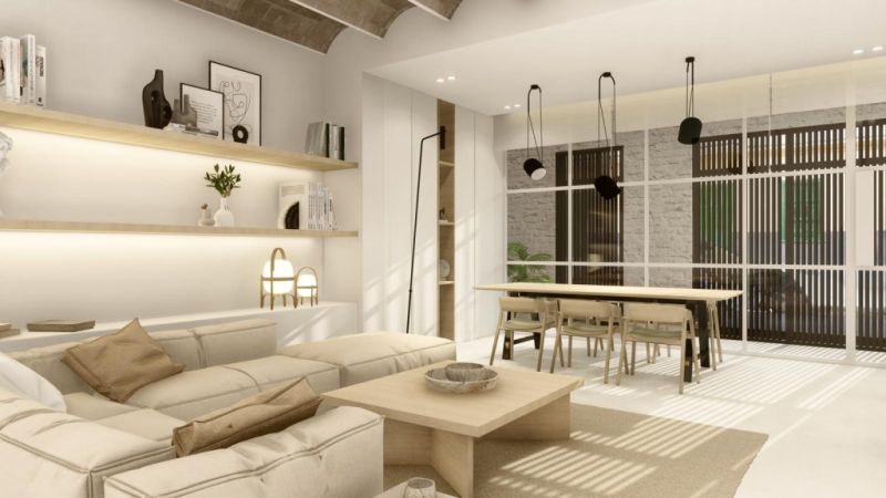 WINTER: Schicke Parterrewohnung mit Zentral AC in einem Vorort von Palma -- AP 28 WT