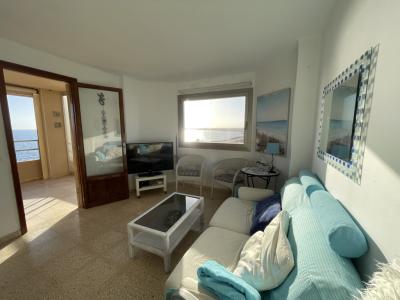 Winter: Sonniges Apartment mit Terrasse in 1. Linie von Sa Rapita -- AP 06 WT