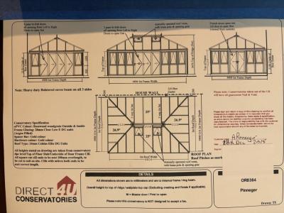 Conservatorio acristalado (por favor tenga en cuenta que esto no es un invernadero)