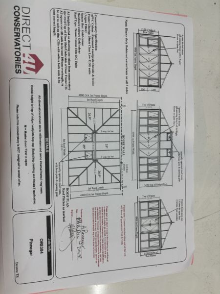 Conservatorio acristalado (por favor tenga en cuenta que esto no es un invernadero)