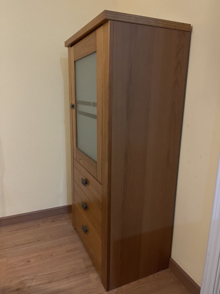 Wohnzimmer Möbel Set Massiv Holz TV-Board