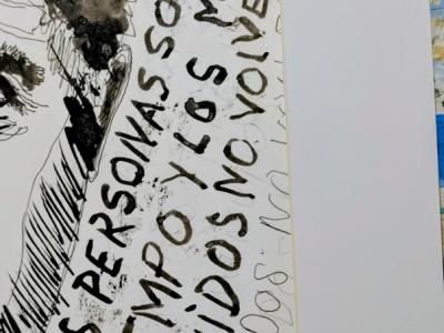 Drawing of a torero philosopher