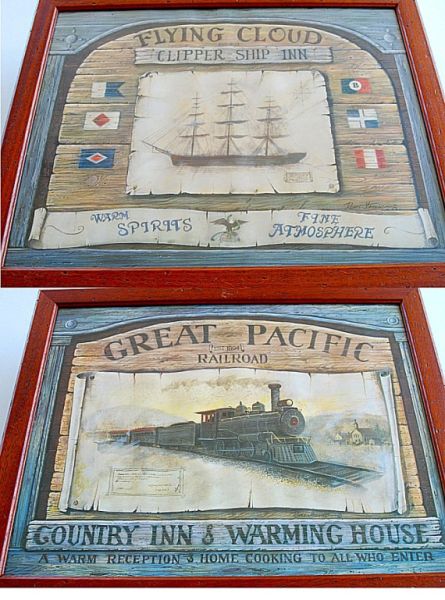 Dos cuadros muy antiguos con motivos interesantes