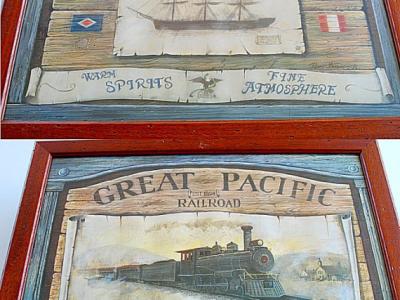 Dos cuadros muy antiguos con motivos interesantes